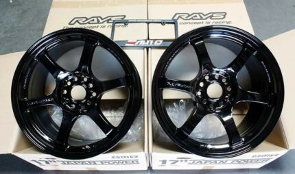 SEMI-GLOSS BLACK R18" FOR Lancer EVO X