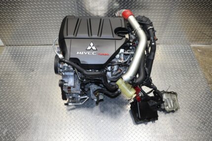 JDM 2008-17 MITSUBISHI LANCER EVO X/RALLIART 4B11T DOHC TURBO MIVEC ENGINE WITH ECU ATTACHED