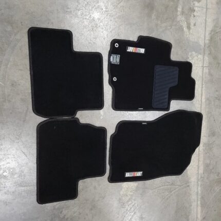 Genuine Mitsubishi OEM Fabric Floor Mat Set of 4 Charcoal For Gts/ Lancer Ralliart MZ360273EX 2008-2015