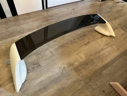 FD2R Stock Spoiler With CF Center-Piece For Evo X,Ex,Ralliart and Gt