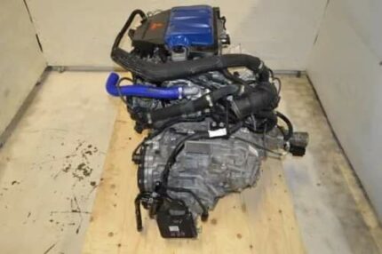2009-2015 JDM MITSUBISHI LANCER RALLIART EVO X 4B11 2.0L DOHC TURBO ENGINE WITH A 5-SPEED Manual TRANSMISSION GEARBOX ATTACHED